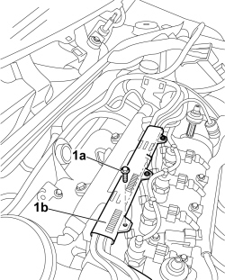 DEGASSING PIPE FROM THERMOSTAT TO ENGINE COOLANT RESERVOIR - R.R