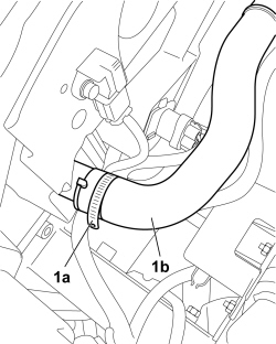 UPPER RADIATOR COOLANT INLET HOSE - R.R.