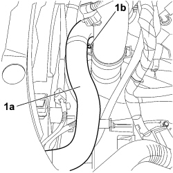 UPPER RADIATOR COOLANT INLET HOSE - R.R.