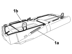 REAR SEAT CUSHION FRAME - R.R.