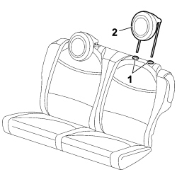 REAR SEAT HEAD RESTRAINT - R.R.