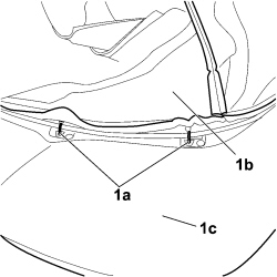 TRIM FOR REAR SEAT BACKREST - R.R.