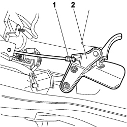 BONNET LID OPENING LEVER - R+R