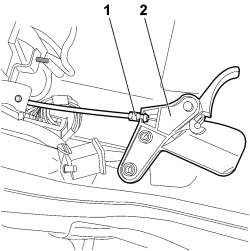 BONNET LID OPENING LEVER - R+R