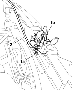 BONNET LID OPENING CONTROL - R.R.