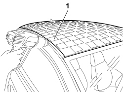 ADHESIVE STICKER ON ROOF - R.R.