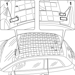 ADHESIVE STICKER ON ROOF - R.R.