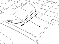 ADHESIVE STICKER ON ROOF - R.R.