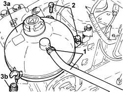 ENGINE COOLANT SUPPLY RESERVOIR - R.R.