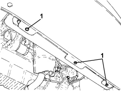 ENGINE COOLING RADIATOR SUPPORTING CROSSMEMBER - R.R.