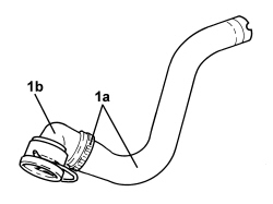 RADIATOR COOLANT OUTLET HOSE - R.R.