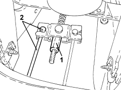 LEFT HANDBRAKE CONTROL CABLE - R.R.