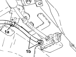 LEFT HANDBRAKE CONTROL CABLE - R.R.