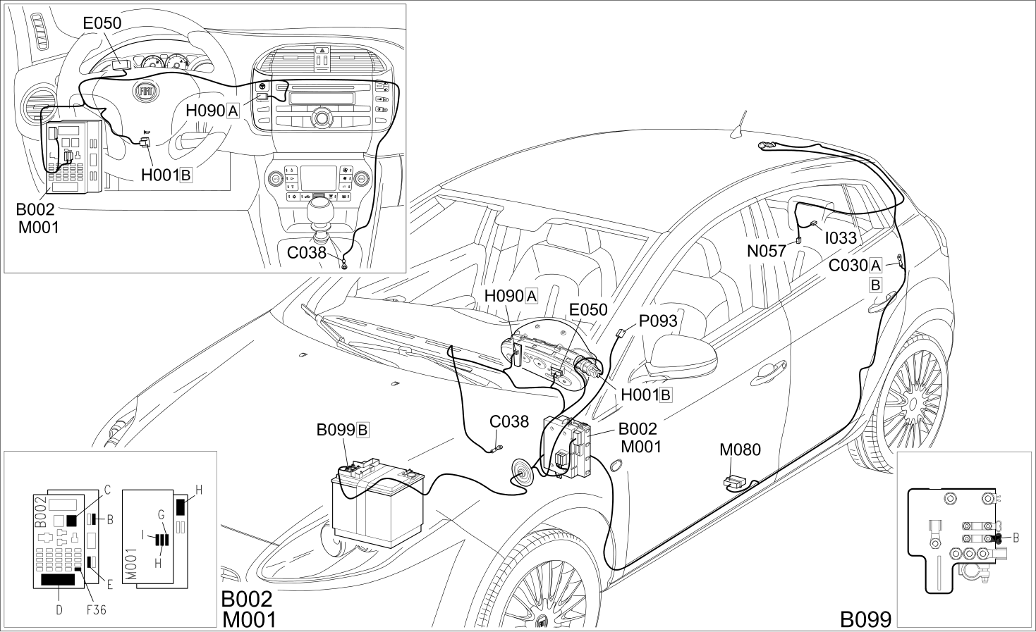 BOOT OPENING - COMPONENT LOCATION