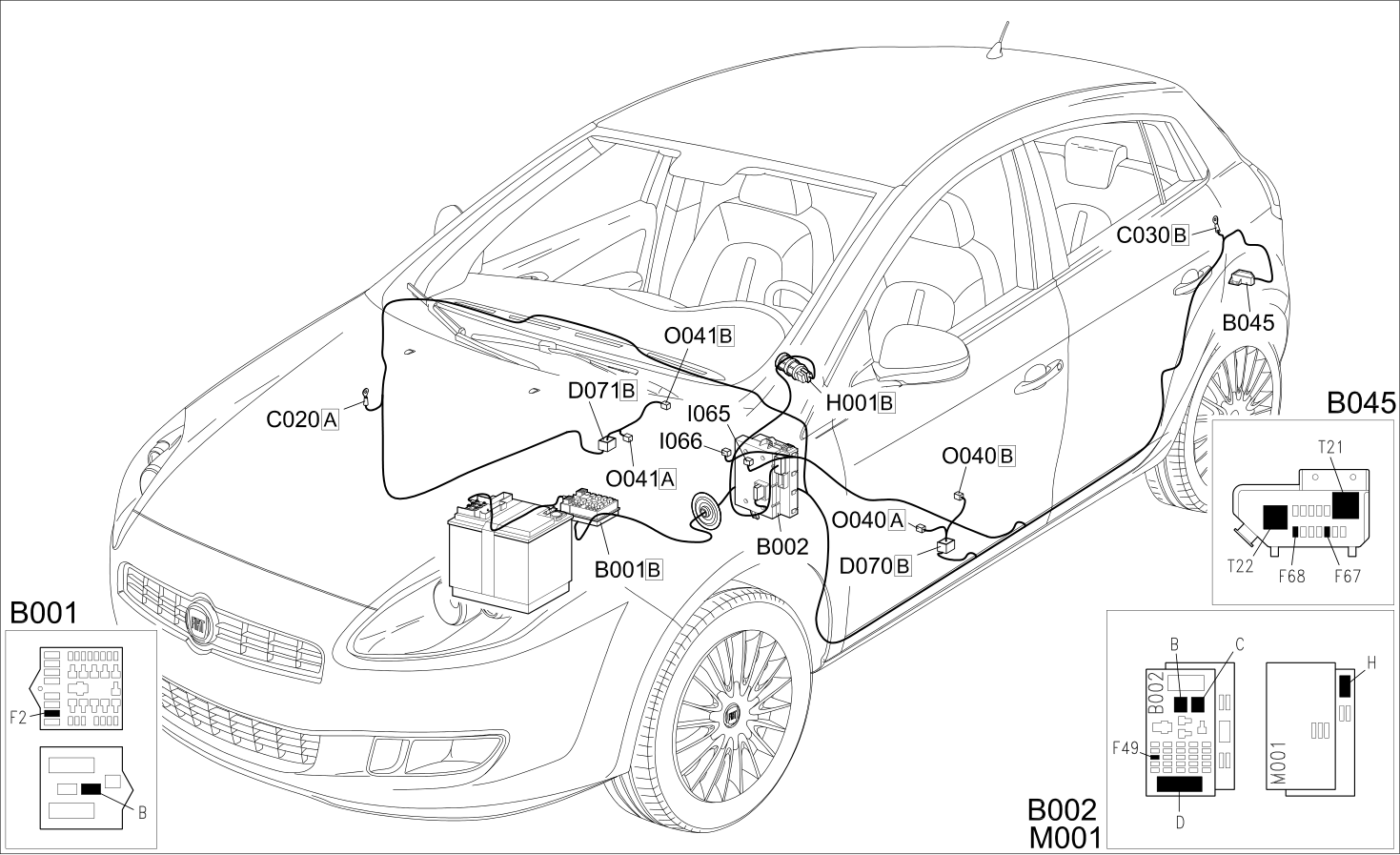 HEATED SEATS - COMPONENT LOCATION