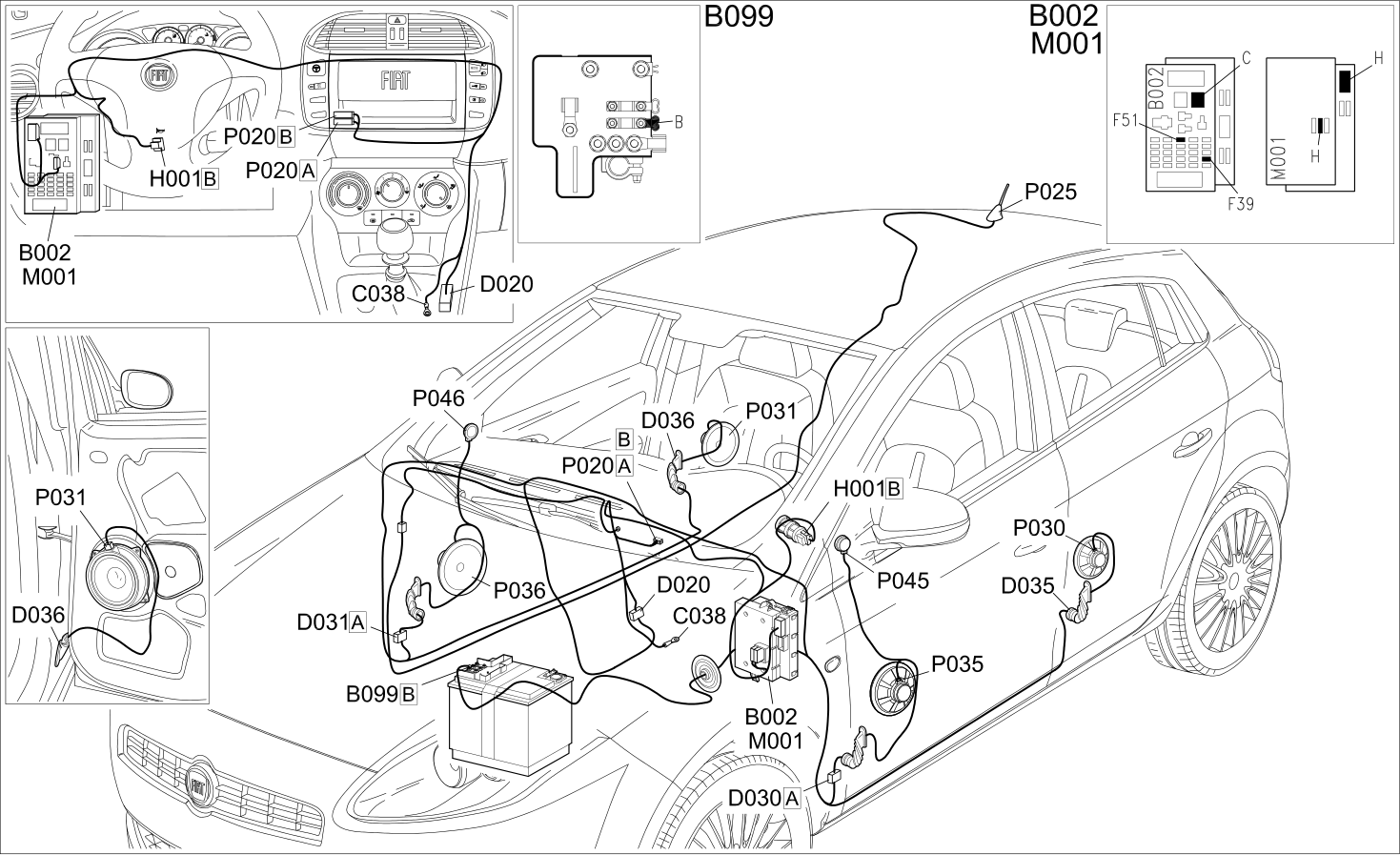 RADIO - COMPONENT LOCATION