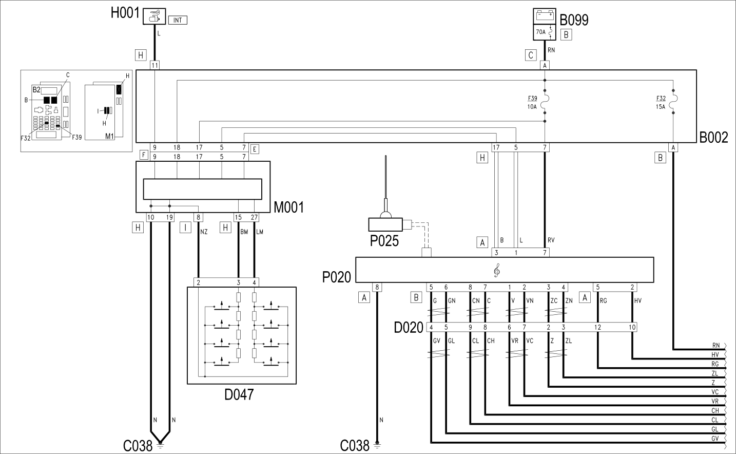 RADIO - WIRING DIAGRAM