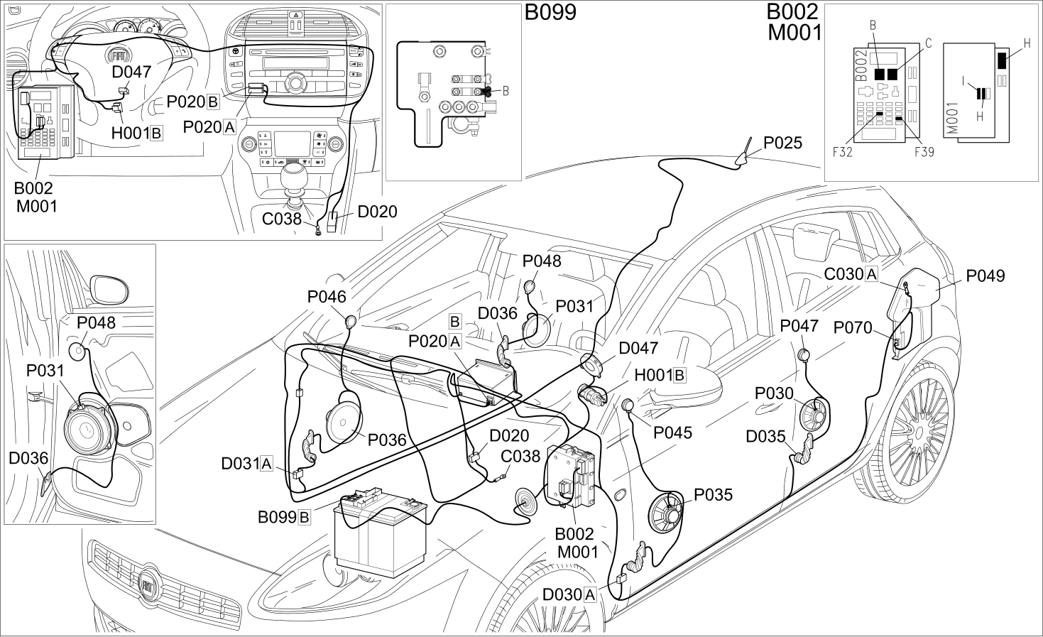 RADIO - COMPONENT LOCATION