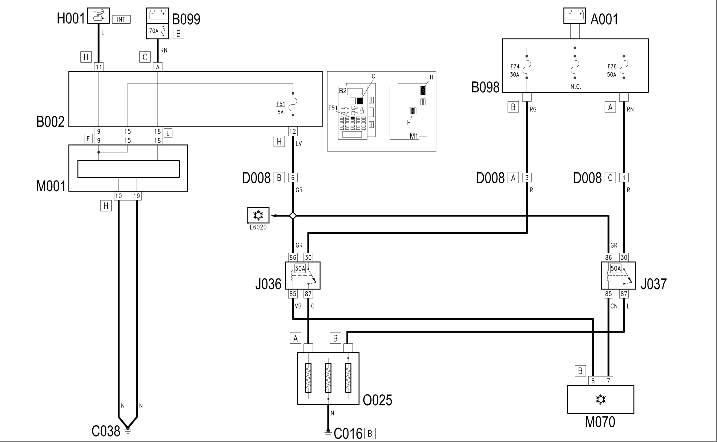 ADDITIONAL HEATER - WIRING DIAGRAM