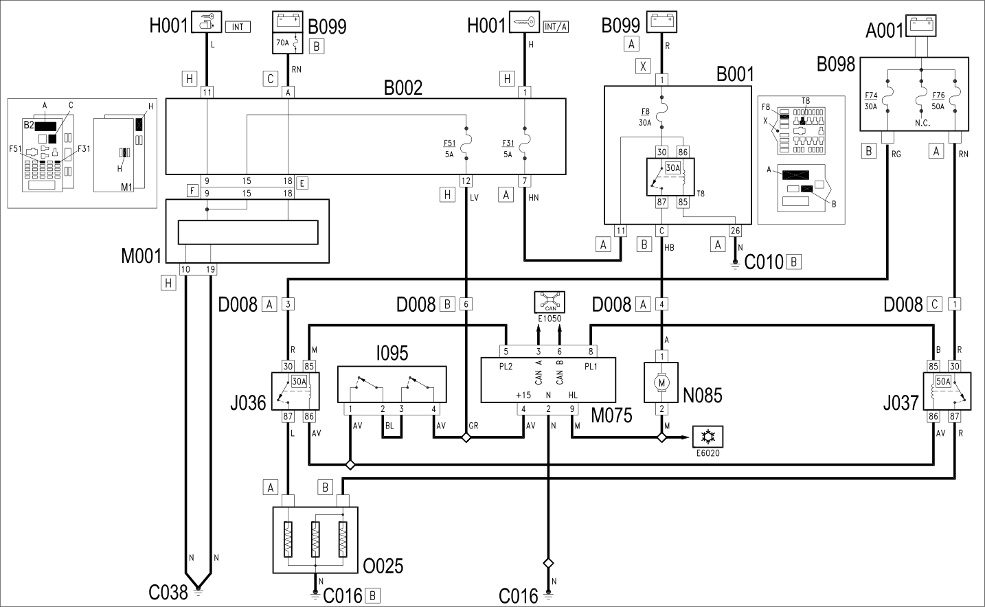 ADDITIONAL HEATER - WIRING DIAGRAM