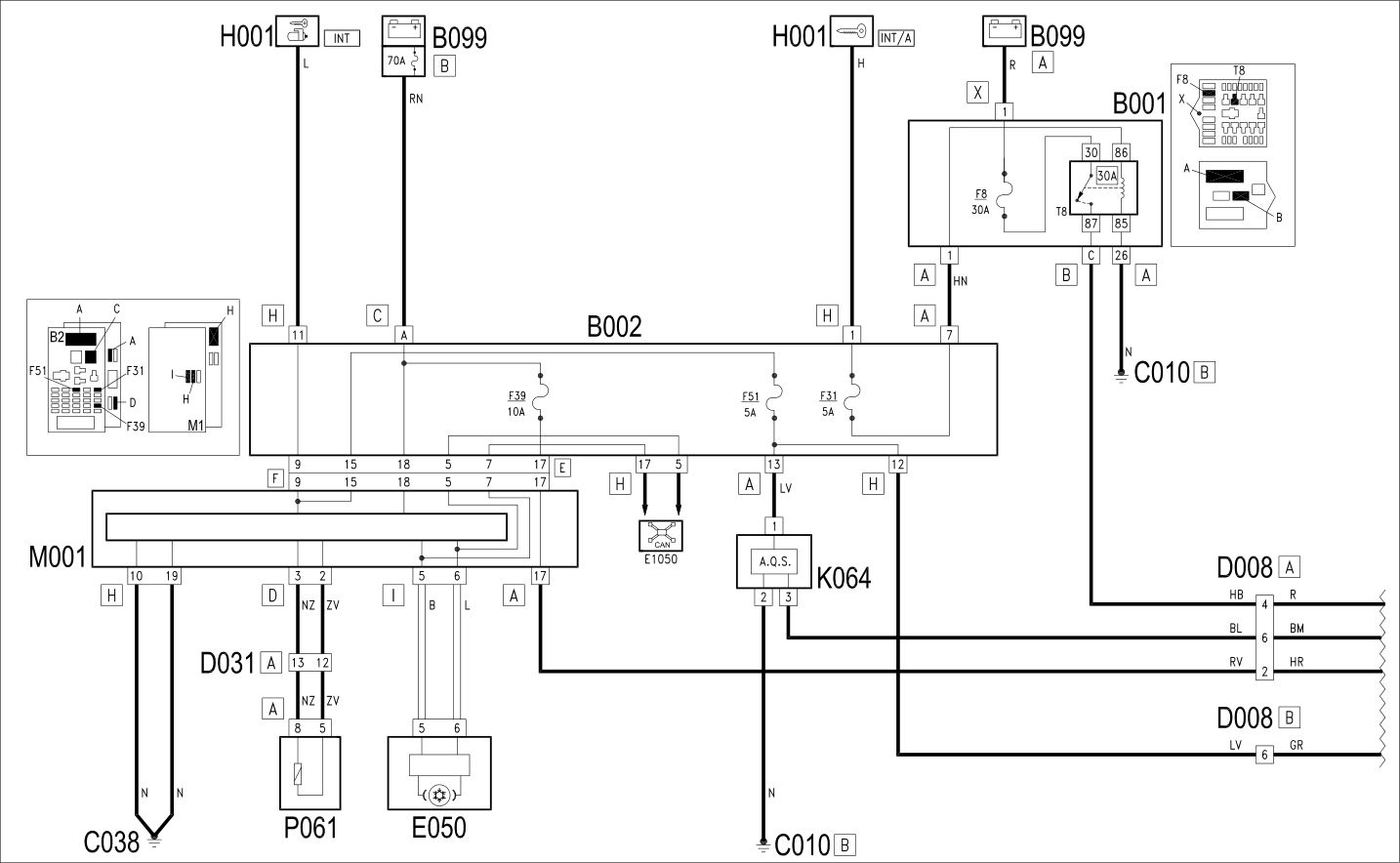 AIR CONDITIONER - WIRING DIAGRAM
