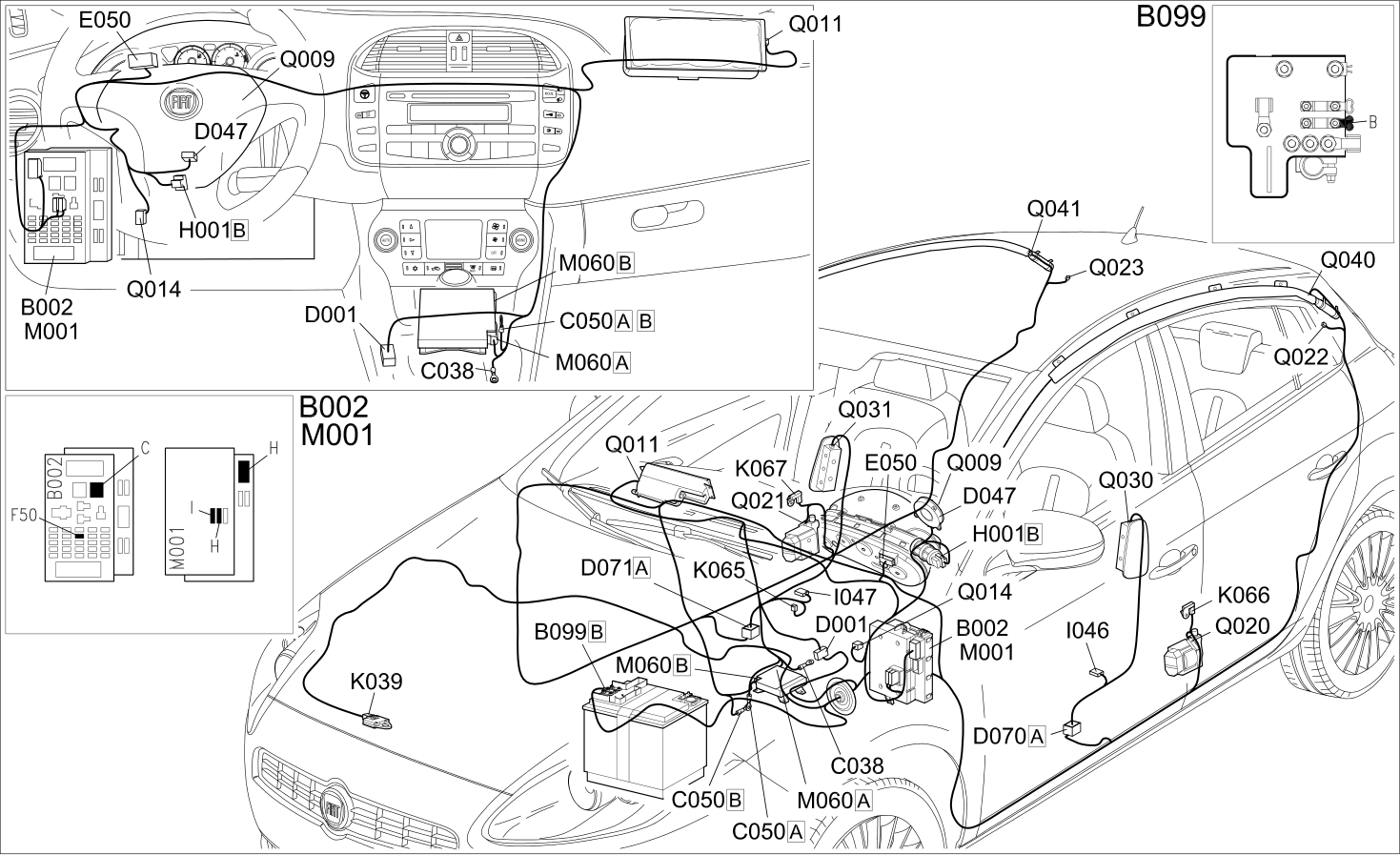 AIR BAG - COMPONENT LOCATION