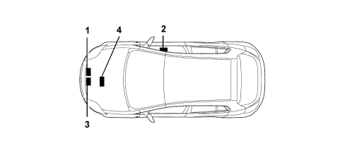 LOCATION OF BODYSHELL MARKING AND IDENTIFICATION PLATES