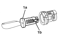 IGNITION KEY LOCK BARREL - R+R