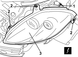 LEFT FRONT HEADLAMP - R.R