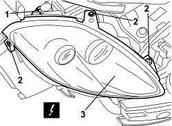 RIGHT FRONT HEADLAMP - R.R