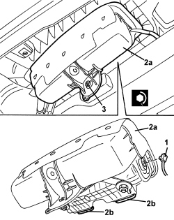 AIR BAG MODULE - PASSENGER SIDE - R.R