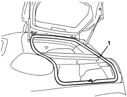 TAILGATE COMPARTMENT SEAL - R+R