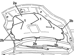 SOUNDPROOFING LINING FOR BONNET LID - R+R