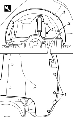 LEFT REAR WHEEL ARCH LINER - R.R