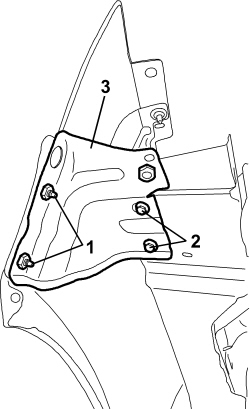 R.R. FRONT WING MOUNTING BRACKET