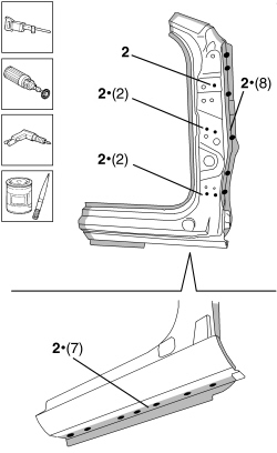 R.R. FRONT PILLAR