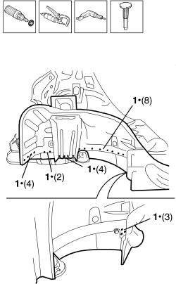 R.R. REAR INNER WHEEL ARCH