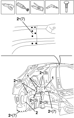 R.R. REAR WING FRAME