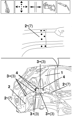 R.R. REAR WING FRAME