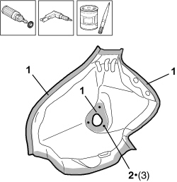 R.R. REAR LIGHT CLUSTER HOUSING