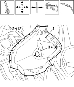 R.R. REAR LIGHT CLUSTER HOUSING