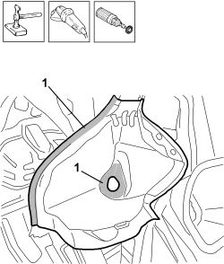 R.R. REAR LIGHT CLUSTER HOUSING