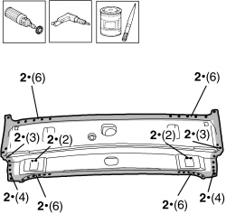 R.R. BODYSHELL REAR CROSSMEMBER