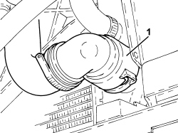 RADIATOR COOLANT OUTLET HOSE - R.R.