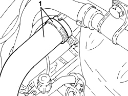 RADIATOR COOLANT OUTLET HOSE - R.R.