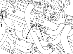 WATER PUMP RIGID COOLANT INLET PIPE - R.R.