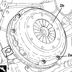 CLUTCH - R + R WITH GEARBOX REMOVED