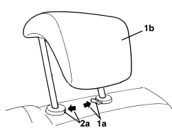 REAR SEAT HEAD RESTRAINT - R.R.
