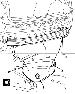R.R REAR CROSSMEMBER