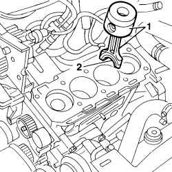 PISTON WITH CONNECTING ROD - R.R